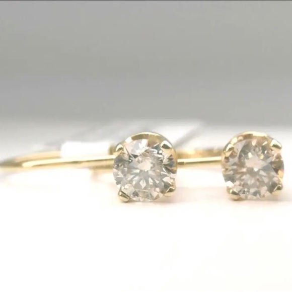 DIAMOND EARRINGS NATURAL DIAMOND BRAND NEW - Picture 10 of 14